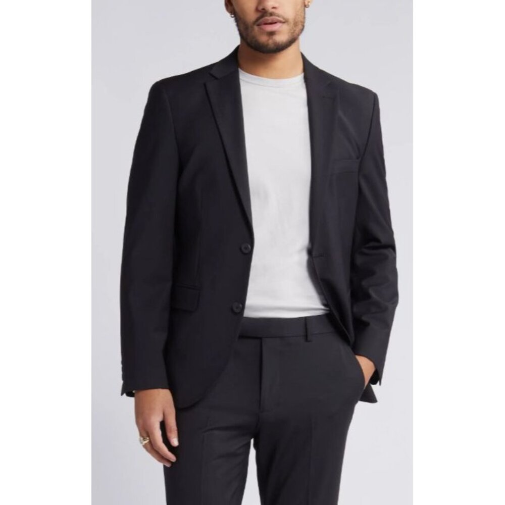 Open Edit Black Suit Jacket Size 46R NWOT